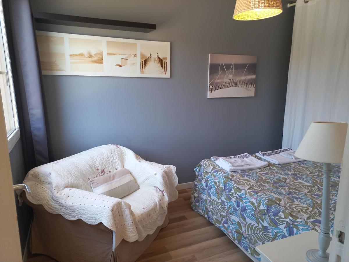"L'Hippocampe", Climatise, 60 M2 , 2 Chambres, Tres Calme, Plage Des Sablettes Et Commerces A 3 Minutes A Pied, Wifi, Parking Gratuit, Lit King Size La Seyne-sur-Mer Eksteriør billede